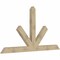 Ekena Millwork Saratoga Rough Sawn Timber Gable Bracket, Douglas Fir, 96"W x 52"H x 4"D x 6"F, 13/12 Pitch GBW096X52X0406SAR00RDF - alternate 5